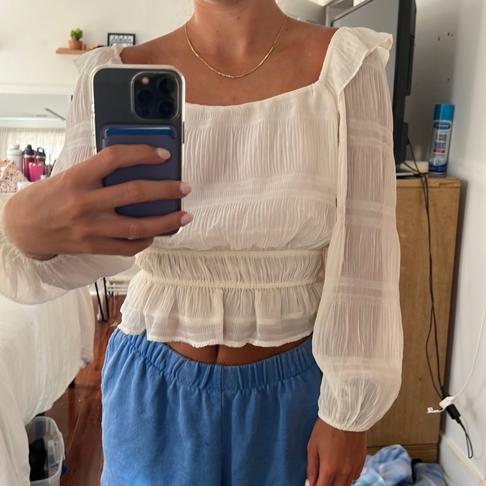 ASTR Sheer Blouse